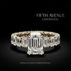 Emerald Cut Ring in 14K Gold: The Timeless Mark of Quiet Luxury--Last Day Sale-90% OFF🔥