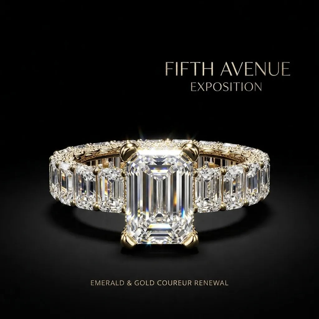 Emerald Cut Ring in 14K Gold: The Timeless Mark of Quiet Luxury--Last Day Sale-90% OFF🔥