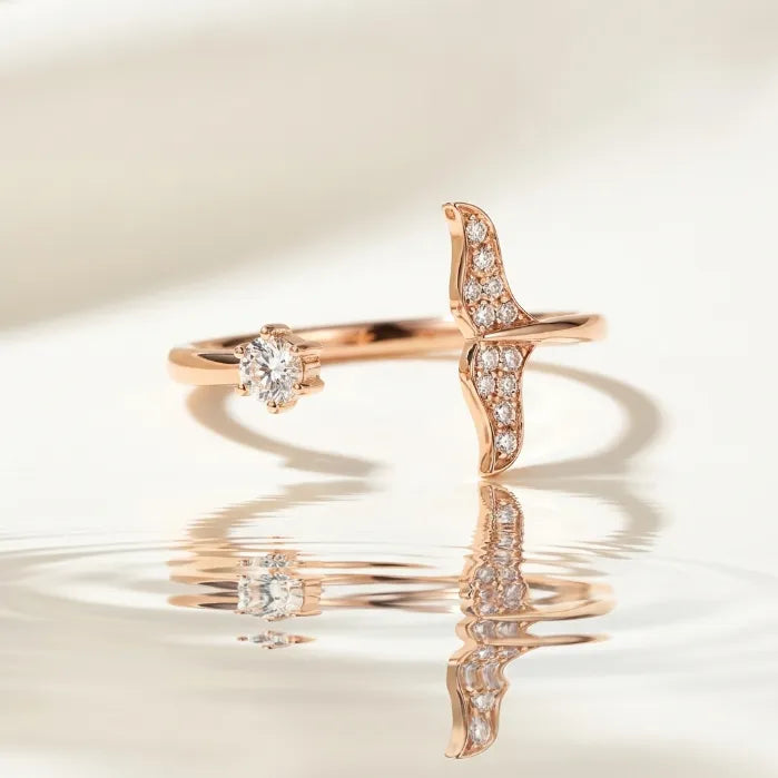 Adjustable Whale Tail Ring - Swell-Proof Comfort & Everlasting Shine--Last Day Sale-90% OFF🔥