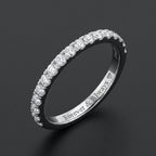 The "Forever & Always" Half Eternity Diamond Band | Premium Platinum Comfort Fit--Last Day Sale🔥90% OFF