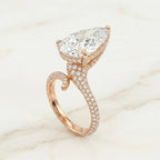 Large Pear-Cut Bypass Ring for Timeless Finger Elongation--Last Day Sale🔥90% OFF