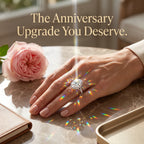 The Ultimate Anniversary Upgrade:  Oval Halo Split-Shank Ring – Flattering, Comfortable & Worry-Free Luxury--Last Day Sale-90% OFF🔥