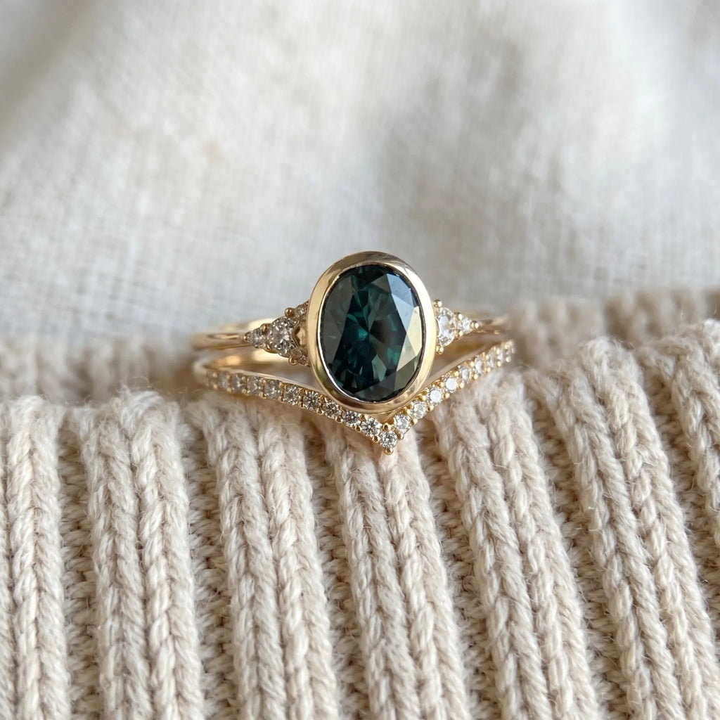 Treat Yourself to Breathtaking Brilliance: Natural D/F VS Diamond Chevron Ring--Last Day Sale-90% OFF🔥