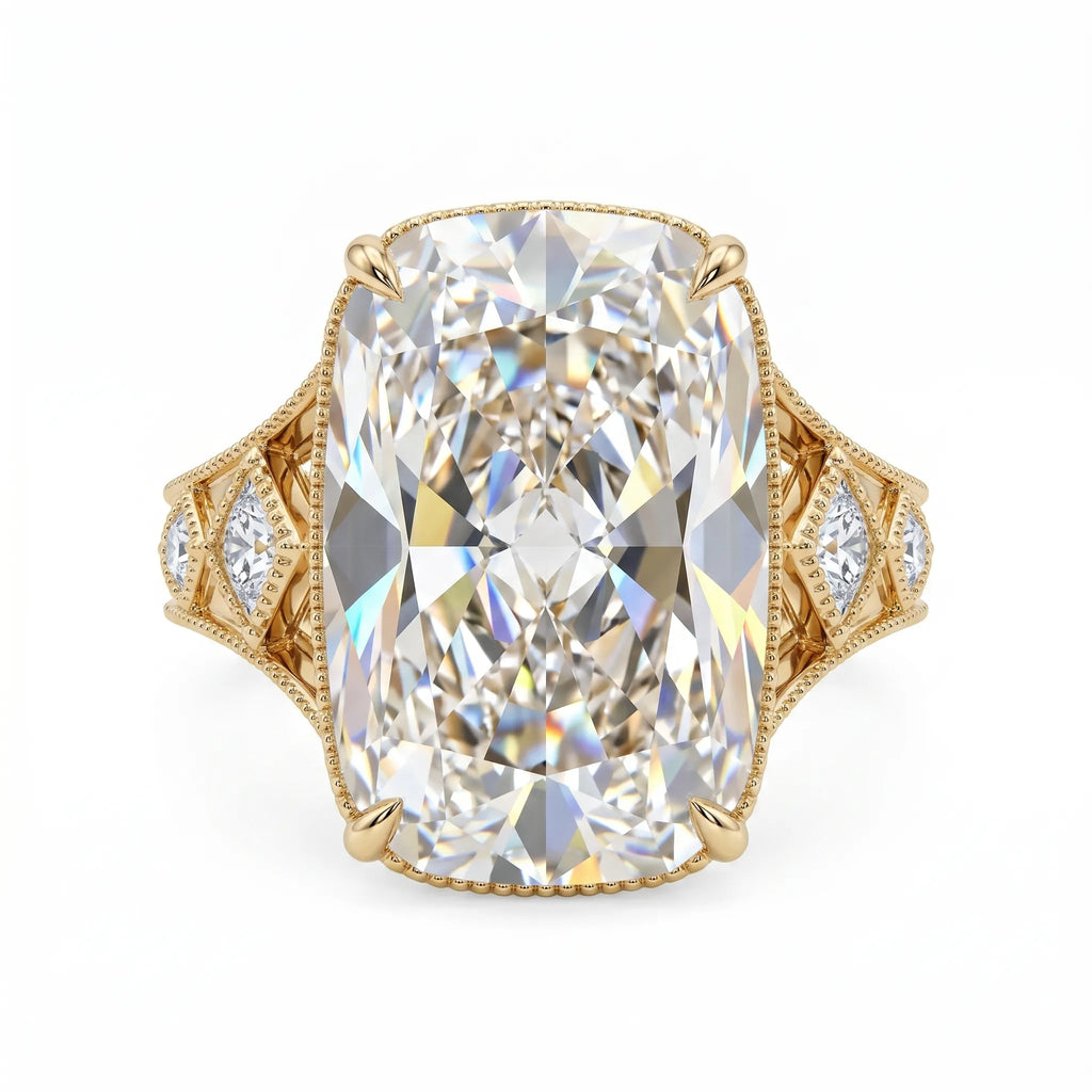 The Heirloom Collection: Vintage Elongated Cushion Ring for Everyday Brilliance--Last Day Sale-90% OFF🔥