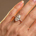 The Heirloom Marquise:  Vintage-Inspired Brilliance in Solid 18K Gold--Last Day Sale-90% OFF🔥
