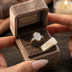 The Flawless Oval Cut: Your Radiant Anniversary Upgrade & Worry-Free Travel Ring--Last Day Sale-90% OFF🔥