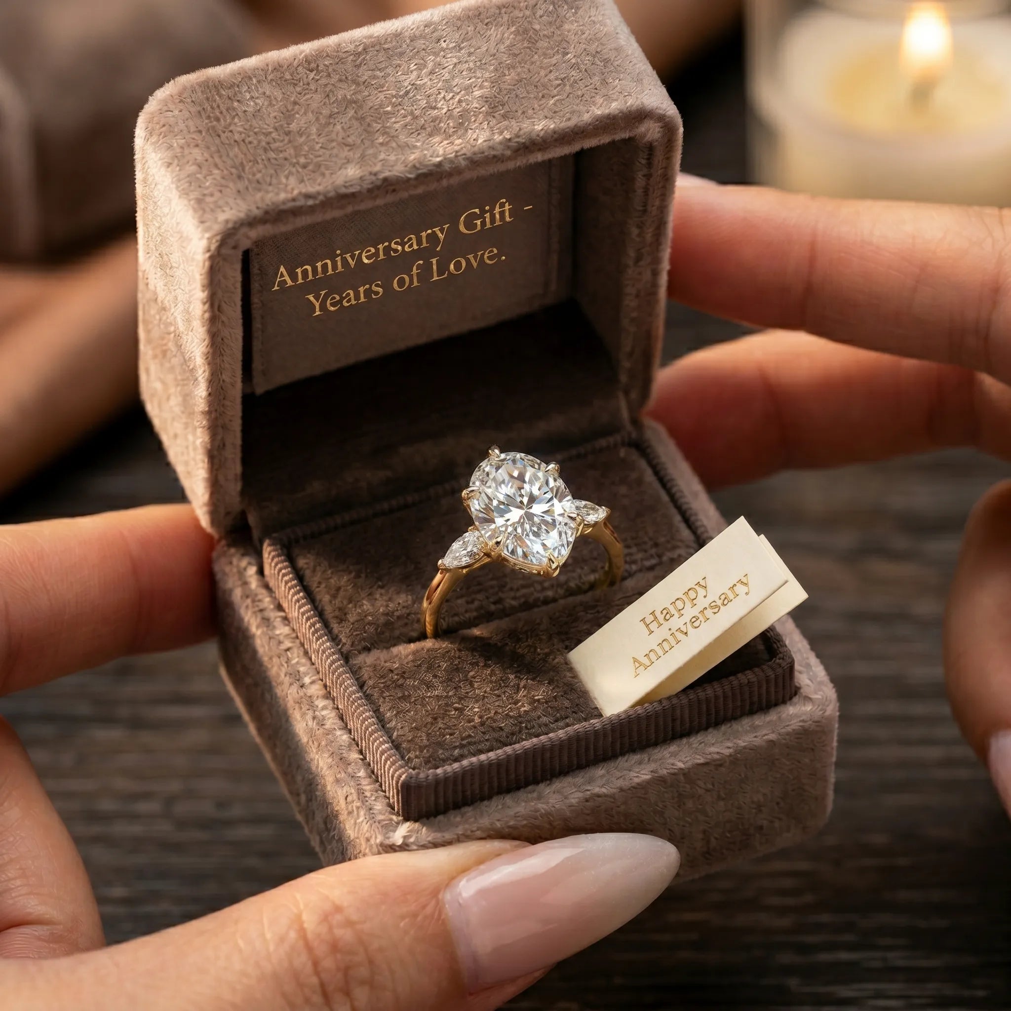The Flawless Oval Cut: Your Radiant Anniversary Upgrade & Worry-Free Travel Ring--Last Day Sale-90% OFF🔥