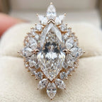 Timeless Radiance: The Signature Marquise Statement Ring --Last Day Sale-90% OFF🔥