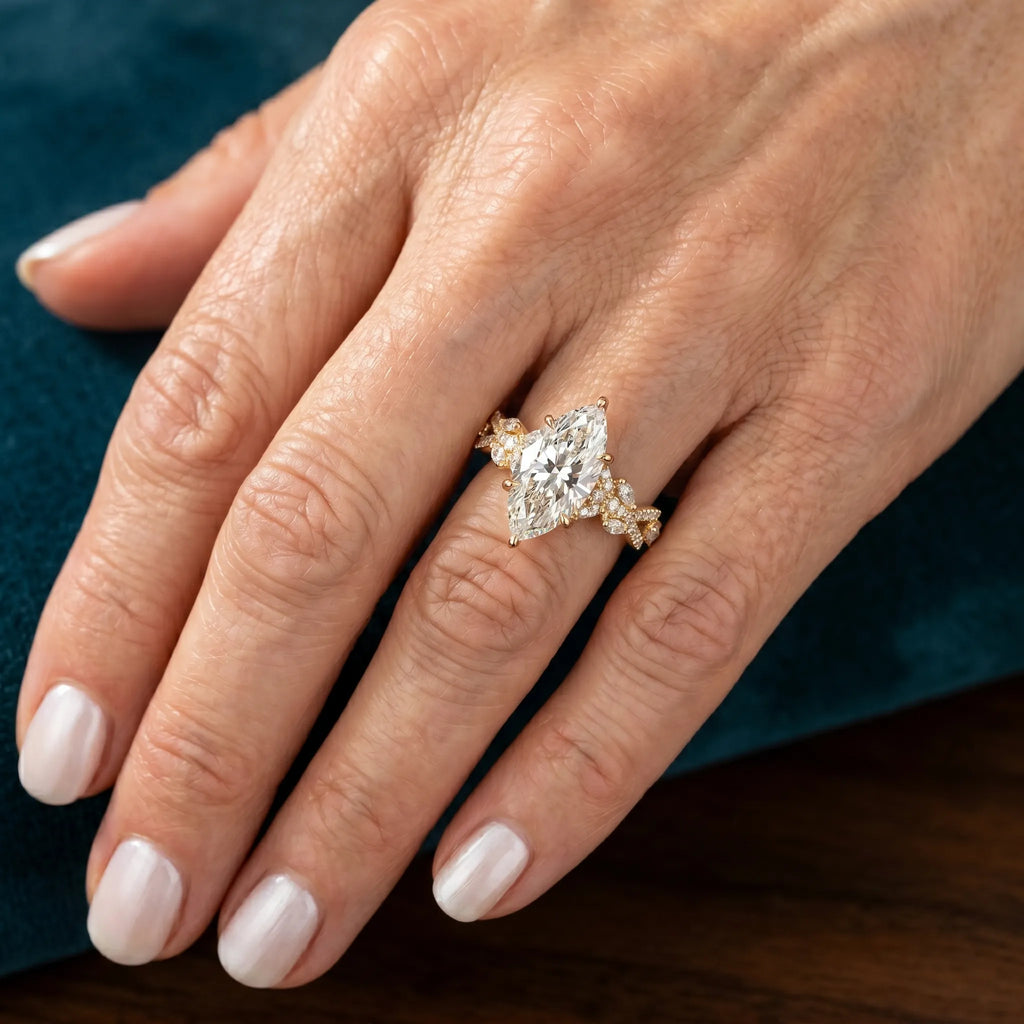 The Marquise Magic: Instantly Elongate and Flatter Your Fingers--Last Day Sale-90% OFF🔥