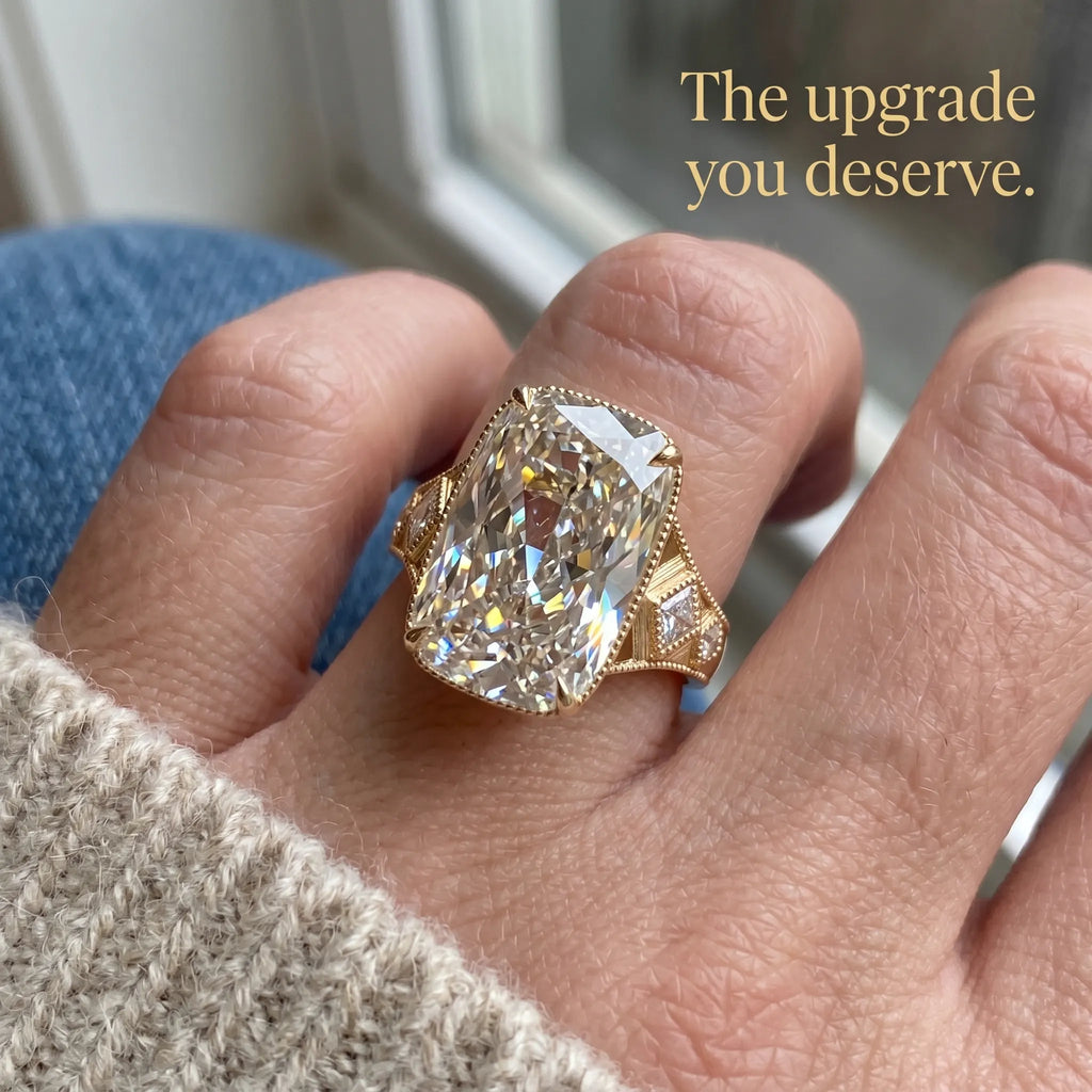 The Heirloom Collection: Vintage Elongated Cushion Ring for Everyday Brilliance--Last Day Sale-90% OFF🔥