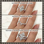 Experience Refined Radiance: The Ultimate Stacking Marquise Set--Last Day Sale-90% OFF🔥