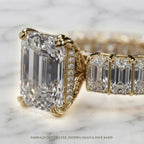 Emerald Cut Ring in 14K Gold: The Timeless Mark of Quiet Luxury--Last Day Sale-90% OFF🔥