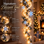 🔥Last Day 90% OFF🔥❄️ Giant Snowflake Blizzard Trail™- Let the Snowstorm Glow Indoors
