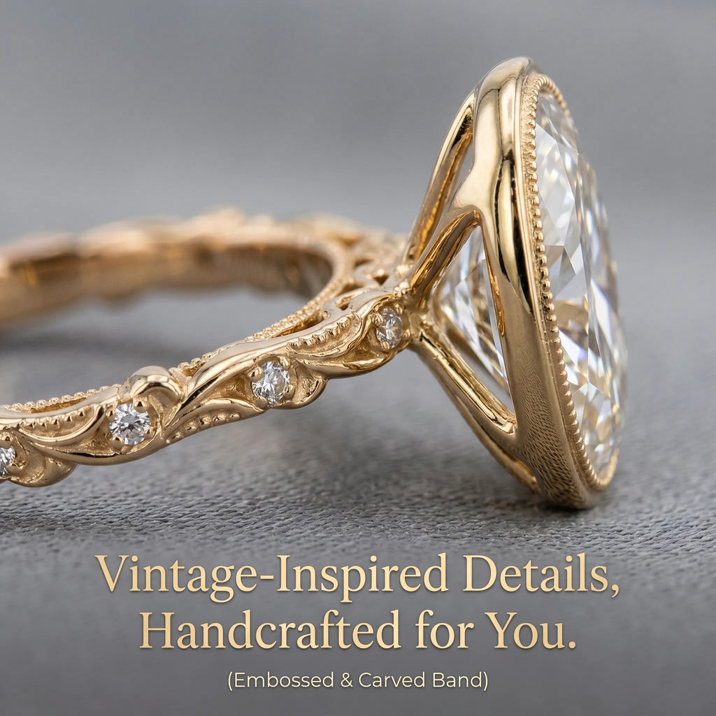 The Heritage Bezel Ring: Snag-Free Vintage Elegance with Brilliant Lab-Grown Diamonds--Last Day Sale-90% OFF🔥