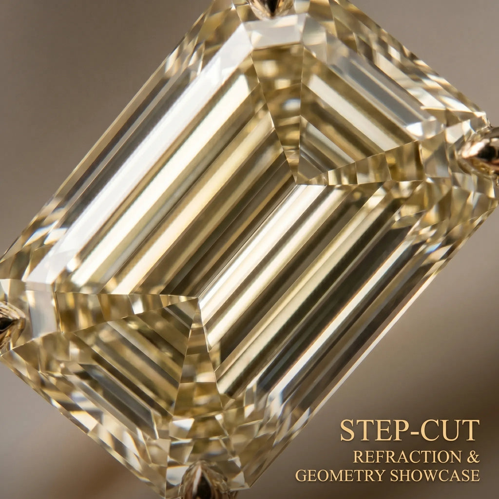 Vintage Emerald Cut 3-Stone Ring Set in 18K Gold Over Silver - The Perfect Travel & Anniversary Upgrade--Last Day Sale-90% OFF🔥
