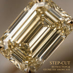 Vintage Emerald Cut 3-Stone Ring Set in 18K Gold Over Silver - The Perfect Travel & Anniversary Upgrade--Last Day Sale-90% OFF🔥
