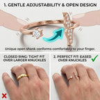 Adjustable Whale Tail Ring - Swell-Proof Comfort & Everlasting Shine--Last Day Sale-90% OFF🔥