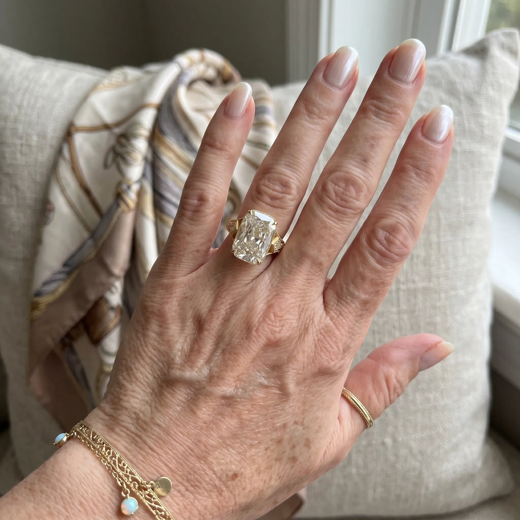 The Heirloom Collection: Vintage Elongated Cushion Ring for Everyday Brilliance--Last Day Sale-90% OFF🔥