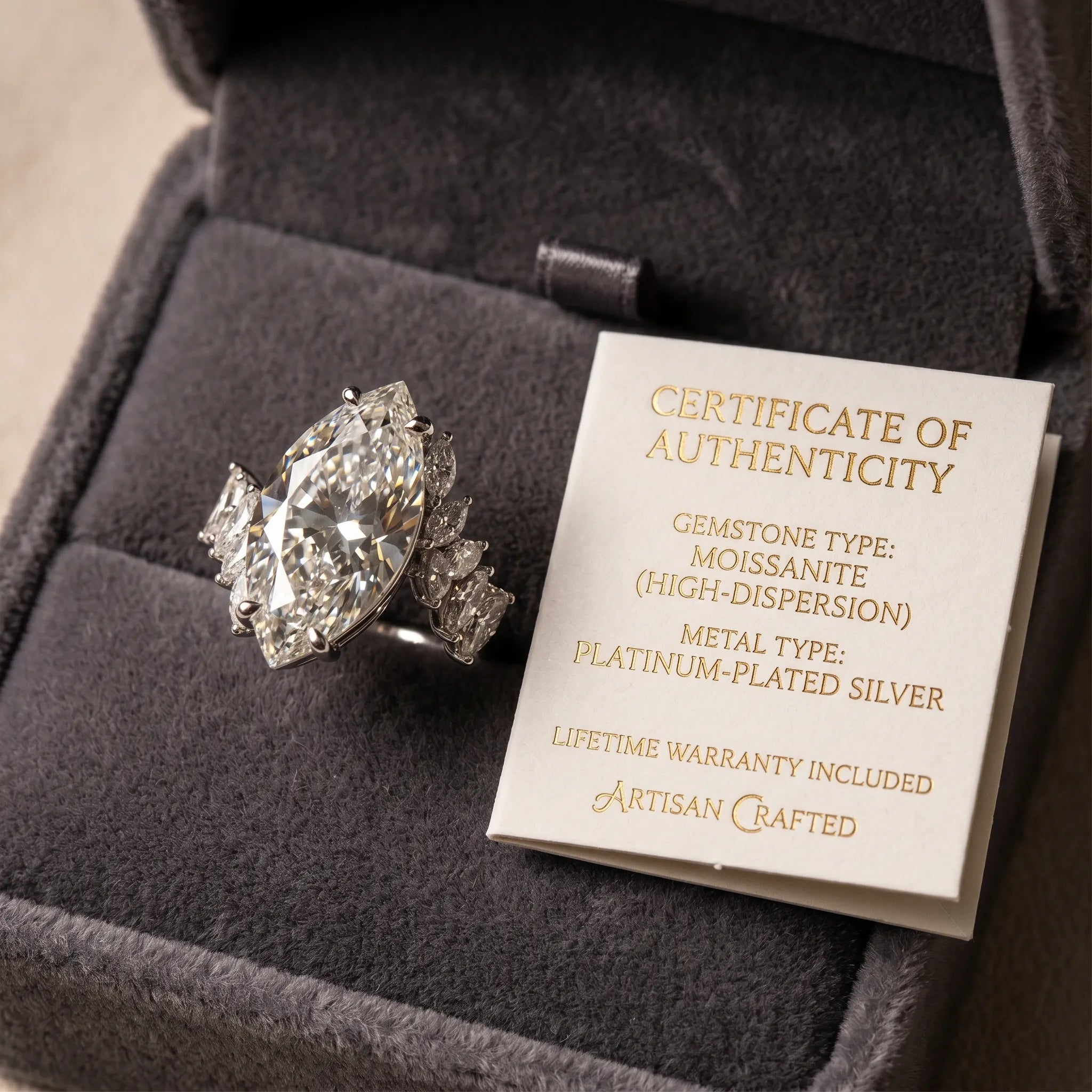 The Milestone Ring: Lab-Grown Brilliance for Everyday Luxury--Last Day Sale-90% OFF🔥