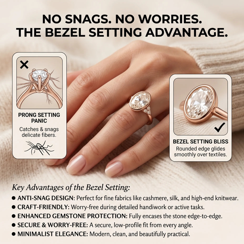 Finally, A Diamond Ring That Loves Your Cashmere Sweaters As Much As You Do--Last Day Sale-90% OFF🔥