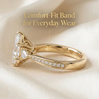 Timeless Elegance: Flattering Marquise Cut Lab Diamond Statement Ring--Last Day Sale-90% OFF🔥