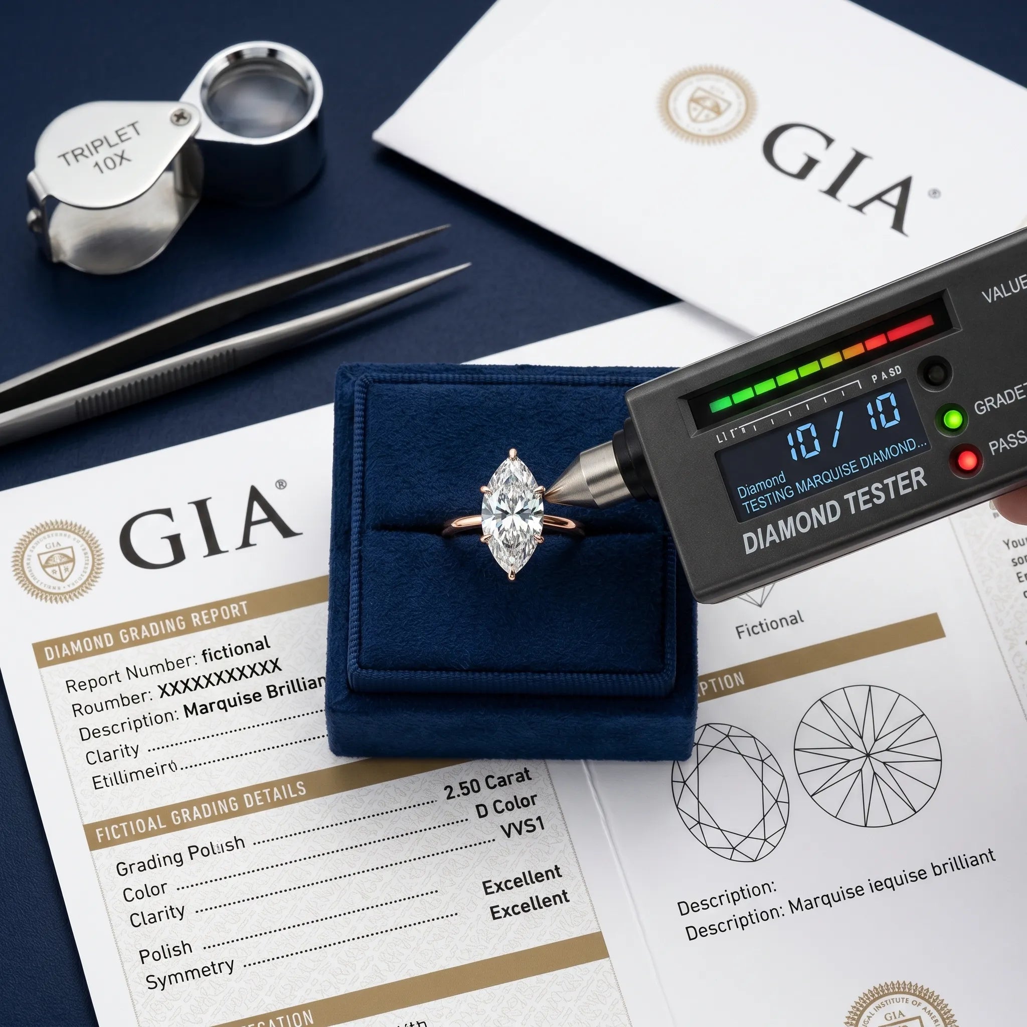 The Upgrade You Deserve: Breathtaking Marquise Solitaire Ring--Last Day Sale-90% OFF🔥