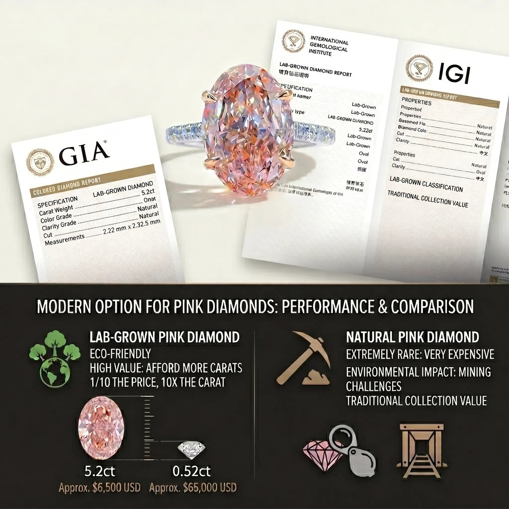 The Radiant Fancy Pink Oval Diamond Ring – Perfectly Centered, Endlessly Elegant--Last Day Sale-90% OFF🔥