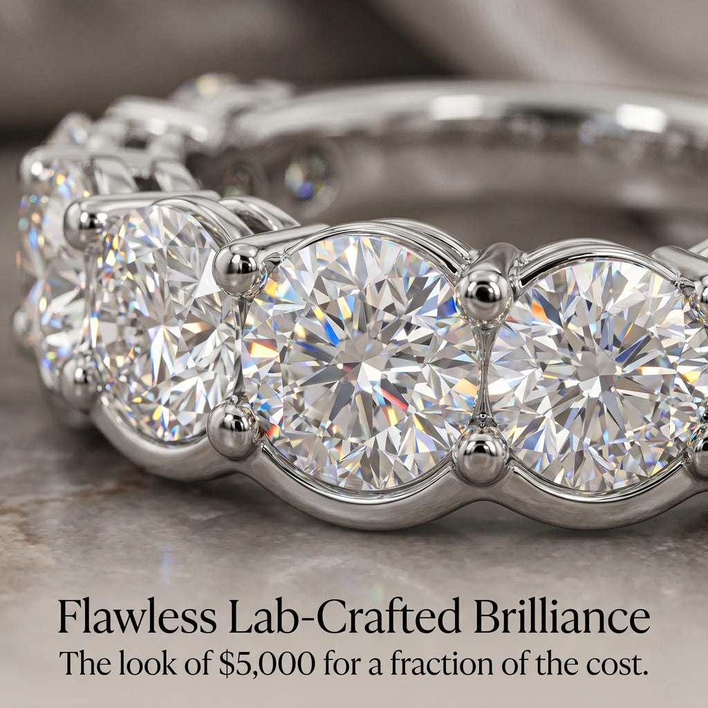 The Timeless Brilliance Eternity Band | Cloud-Comfort Fit & Flawless Sparkle--Last Day Sale-90% OFF🔥