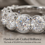 The Timeless Brilliance Eternity Band | Cloud-Comfort Fit & Flawless Sparkle--Last Day Sale-90% OFF🔥