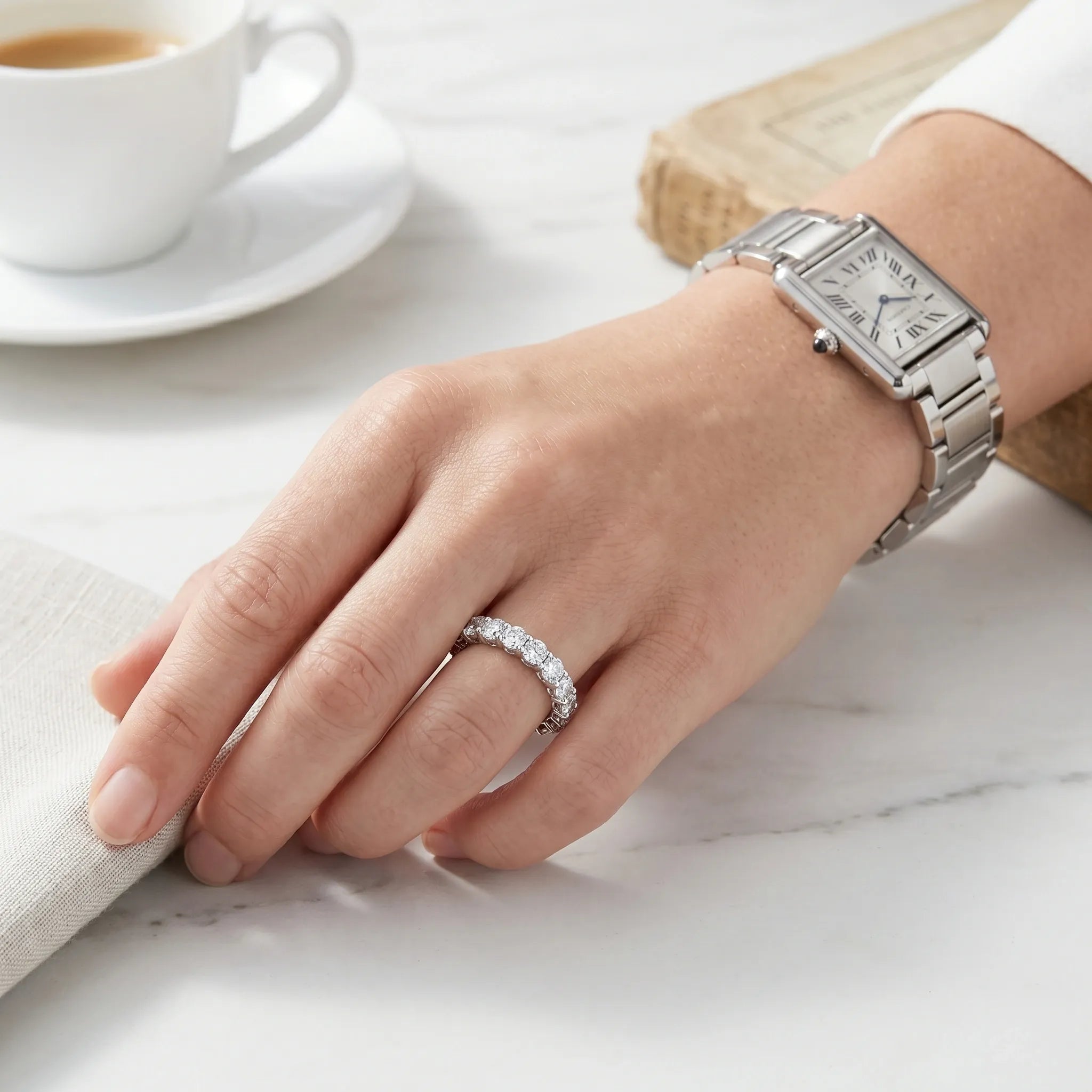The Timeless Brilliance Eternity Band | Cloud-Comfort Fit & Flawless Sparkle--Last Day Sale-90% OFF🔥