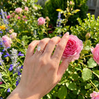 The "Blooming Daisy" Oval & Leafy Nesting Ring Set | 3-in-1 Versatile Anniversary Upgrade --Last Day Sale🔥90% OFF