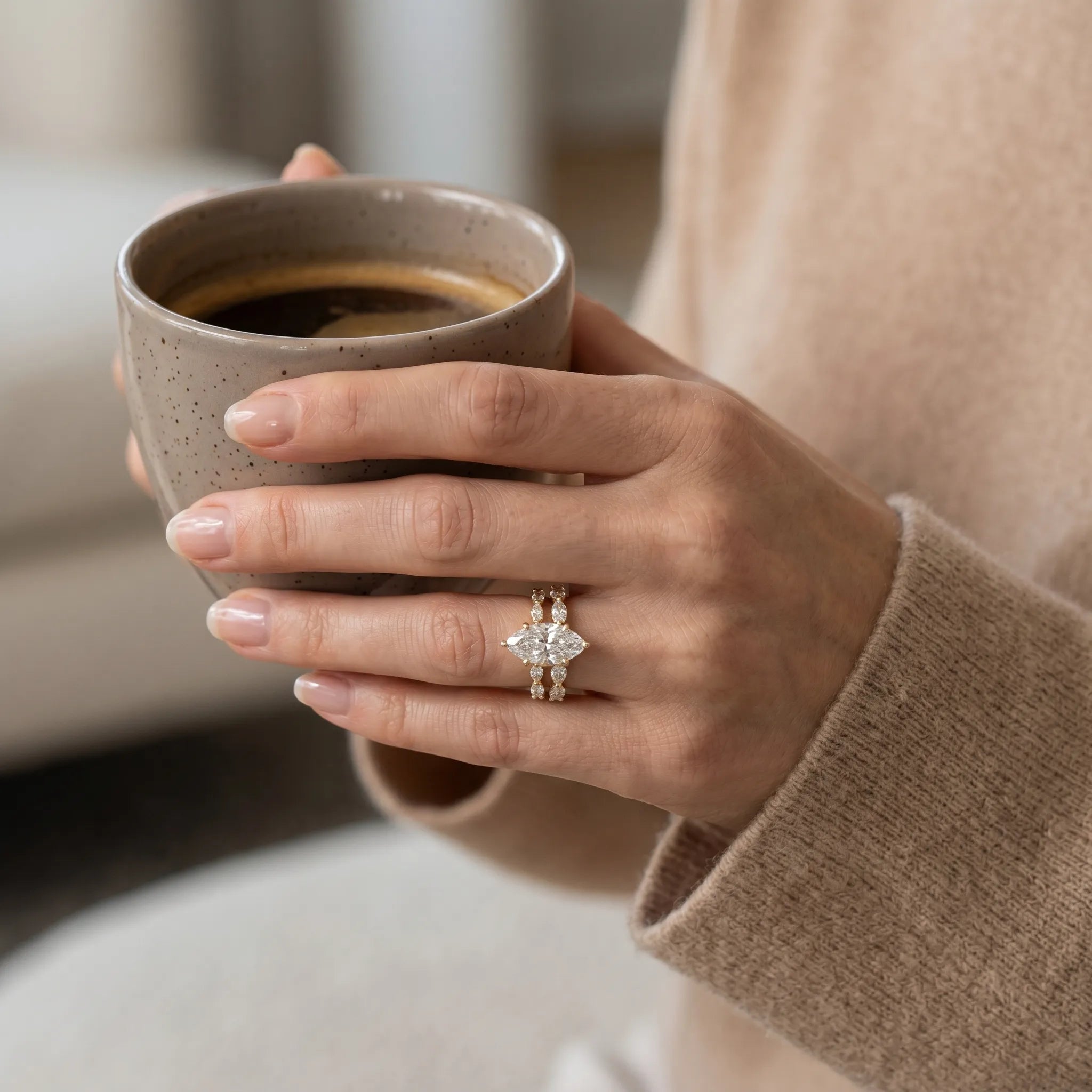 The Sonnet Marquise Set: Effortlessly Elongate Your Fingers with Timeless Elegance--Last Day Sale-90% OFF🔥