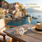 The Flawless Oval Cut: Your Radiant Anniversary Upgrade & Worry-Free Travel Ring--Last Day Sale-90% OFF🔥