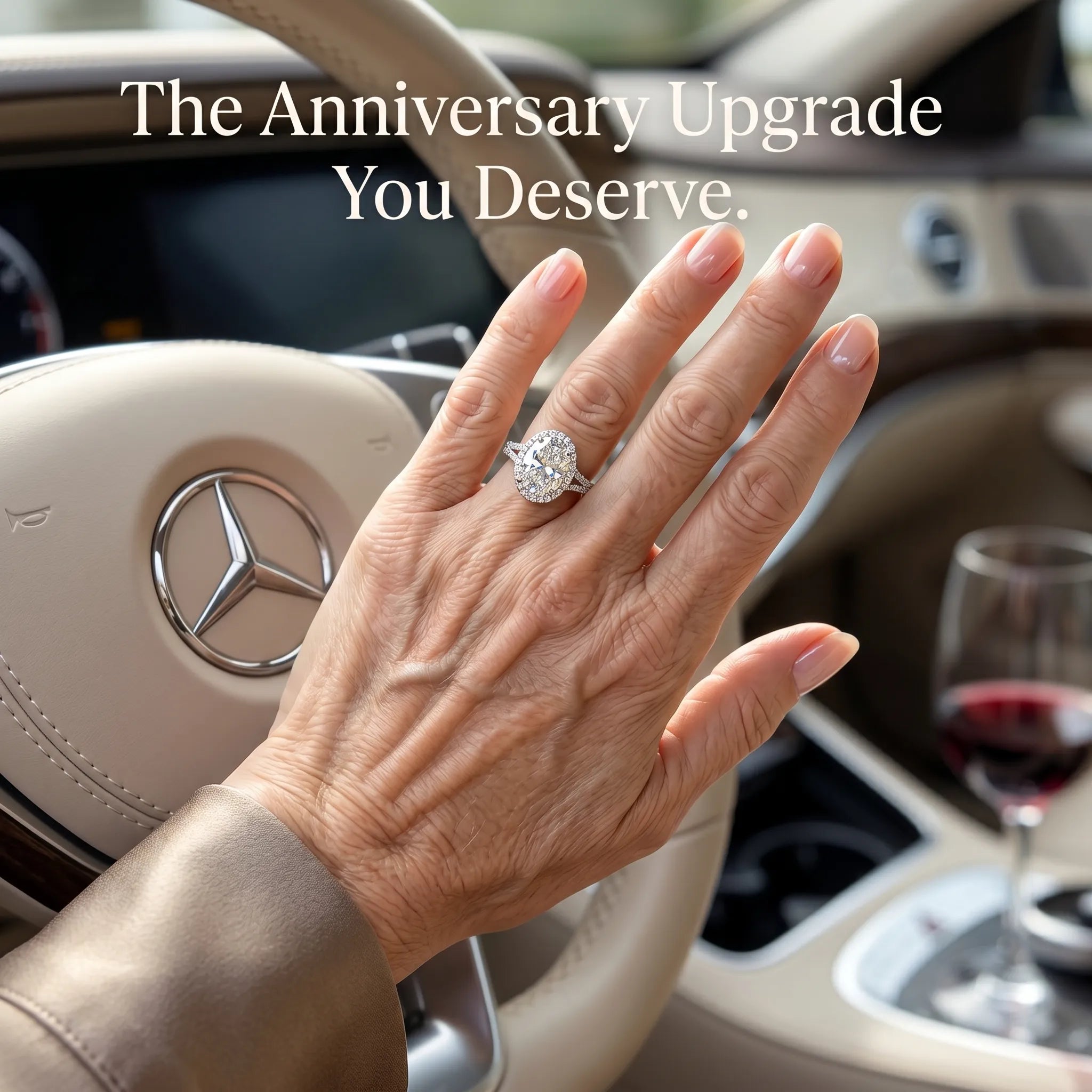 The Ultimate Anniversary Upgrade:  Oval Halo Split-Shank Ring – Flattering, Comfortable & Worry-Free Luxury--Last Day Sale-90% OFF🔥