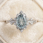 The Briar Rose Vintage Halo Ring | Starburst Cut Heirloom Elegance-Last Day Sale🔥90% OFF