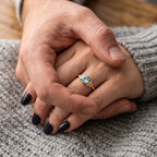 Vintage Aquamarine Ring | Snag-Free Comfort Fit in 14K Gold Finish--Last Day Sale-90% OFF🔥
