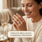 The Timeless Oval Cathedral Ring: Celebrate Your Milestone in Brilliance--Last Day Sale-90% OFF🔥