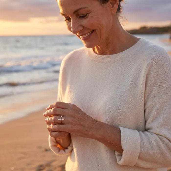Adjustable Whale Tail Ring - Swell-Proof Comfort & Everlasting Shine--Last Day Sale-90% OFF🔥