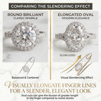 The Ultimate Anniversary Upgrade:  Oval Halo Split-Shank Ring – Flattering, Comfortable & Worry-Free Luxury--Last Day Sale-90% OFF🔥