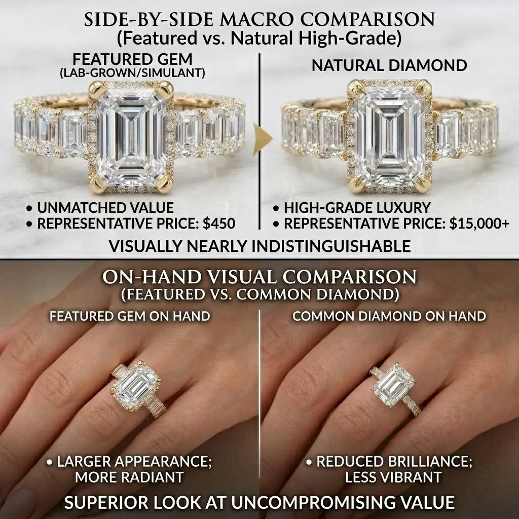 Emerald Cut Ring in 14K Gold: The Timeless Mark of Quiet Luxury--Last Day Sale-90% OFF🔥