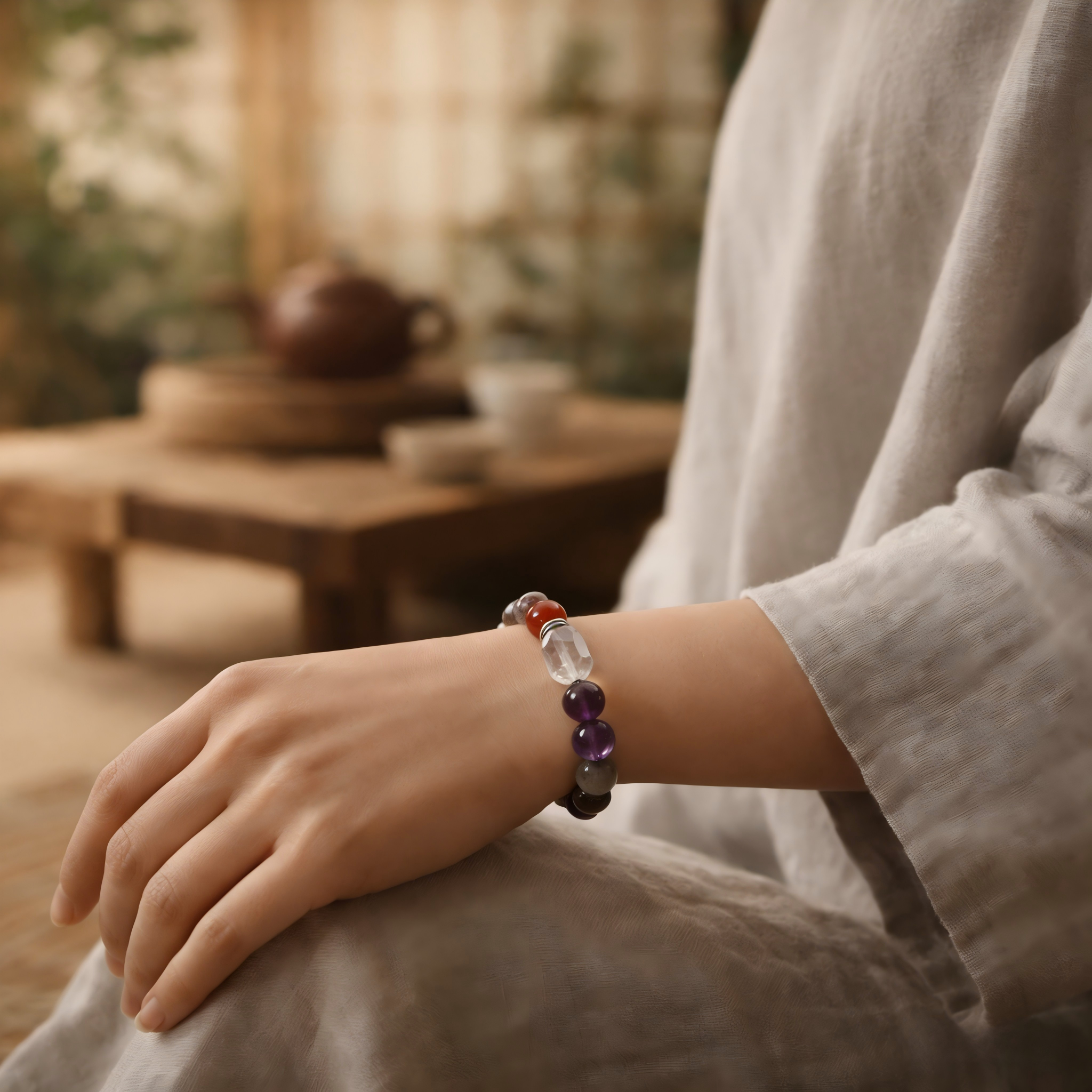 Aurora Prism Multi-Gemstone Bracelet