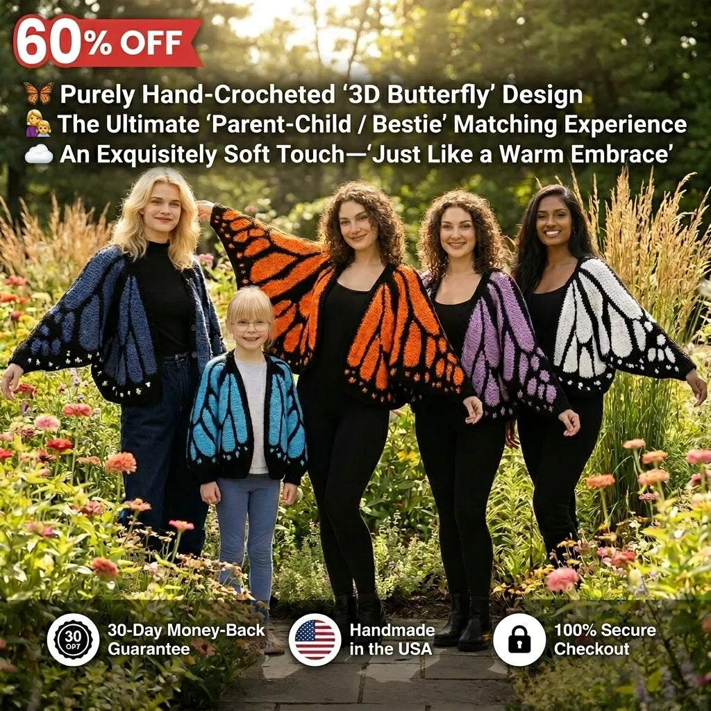 Handmade Butterfly Cardigans-Lase Day Sale🔥60% OFF