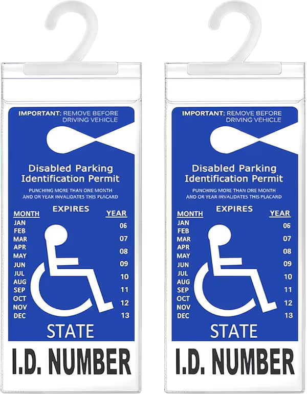 🔥Last Day 90% OFF🔥❄️🔥🚗 Handicap Parking Placard Holder( 2 Pcak )