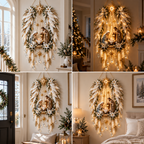 🔥Last Day 90% OFF🔥👼 Heavenly Angel Wings Nativity Light✨ – Lighted Christmas Wall Decor  ✈️