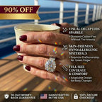 Upgrade Your Sparkle: 1-6CT Flawless  Diamond Anniversary Ring - 100% Hypoallergenic--Last Day Sale-90% OFF🔥