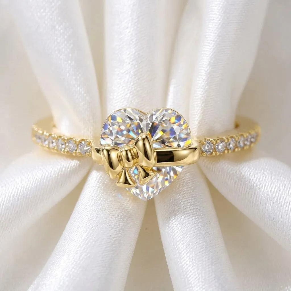 "Tied To My Heart" Bowknot Promise Ring Jewelry -Last Day Sale-90% OFF🔥