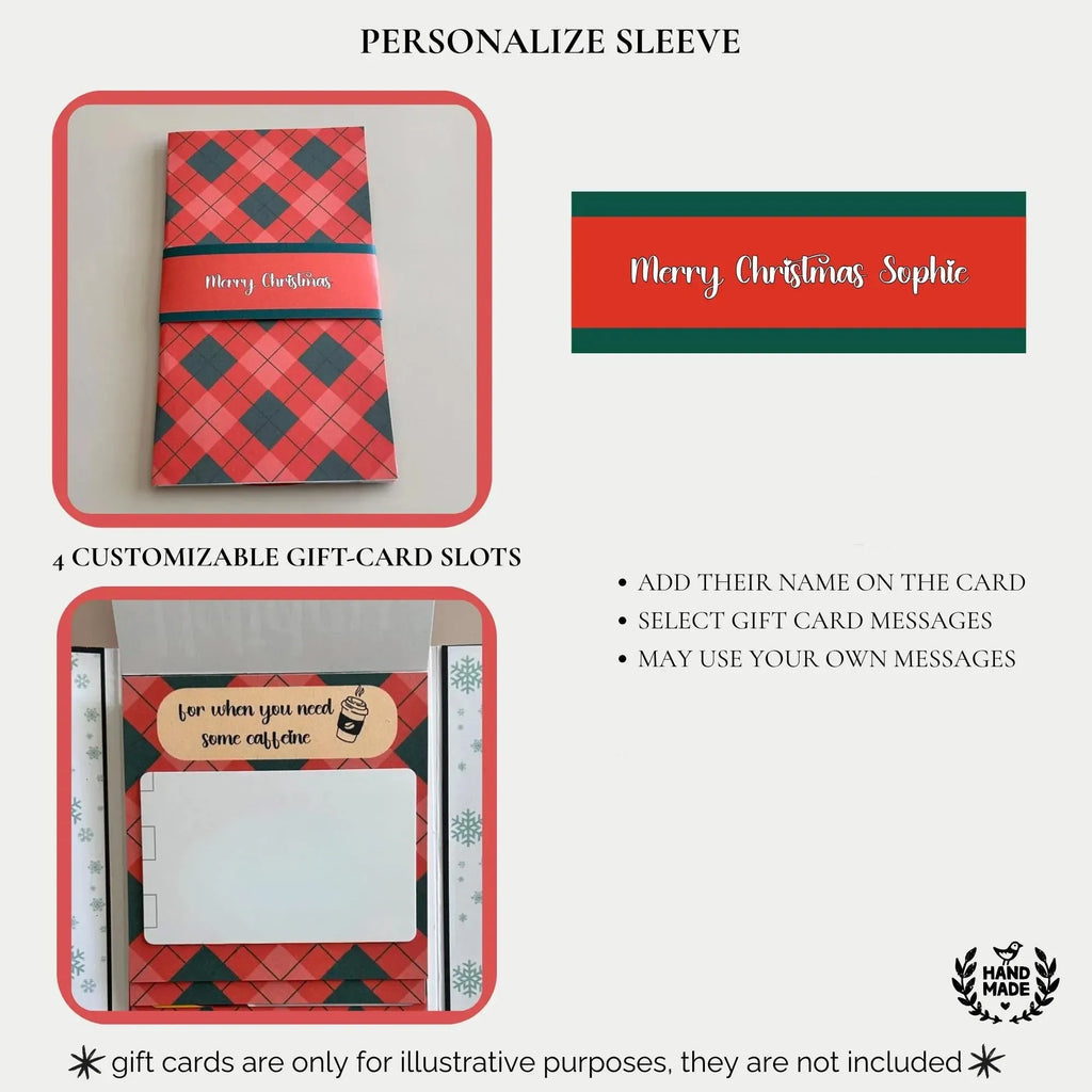🔥LAST DAY 50% OFF - 2026 New 🎅💳 Waterfall Christmas Gift Card Booklet ✨