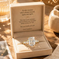 A Little Sparkle For Yourself: 1-5-Carat Flawless Radiant Cut Moissanite Ring (Hidden Halo, VVS1)-Last Day Sale🔥-90% OFF