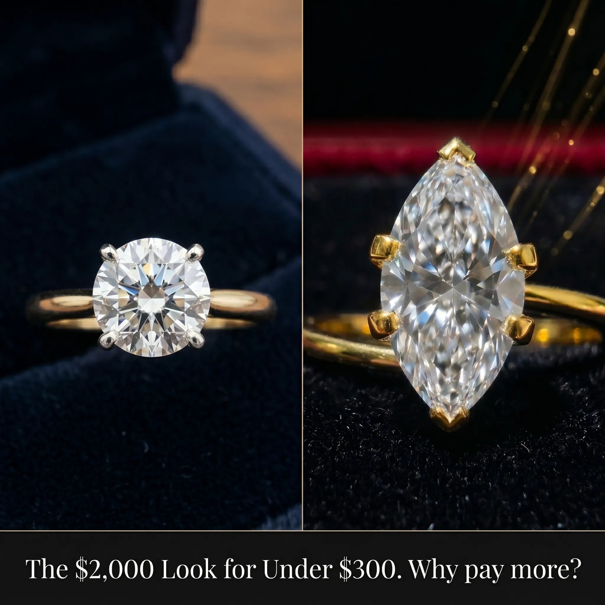 Elegant 1.57ct Marquise Cut Ring: The Slenderizing Sparkle for Every Woman--Last Day Sale🔥90% OFF