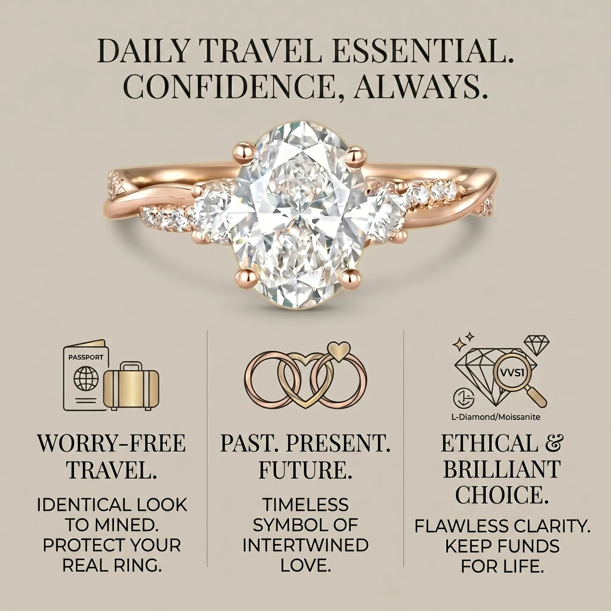 The $20,000 Look, Without the Anxiety: Your New Go-To Everyday Ring--Last Day Sale-90% OFF🔥